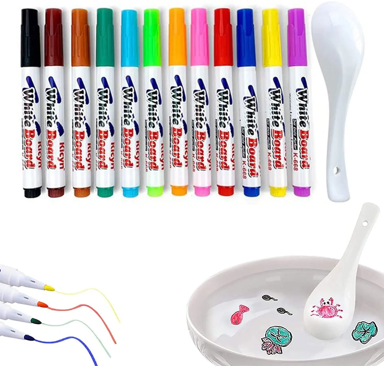 12 Colors Magical Water Painting Pen - Givemethisnow