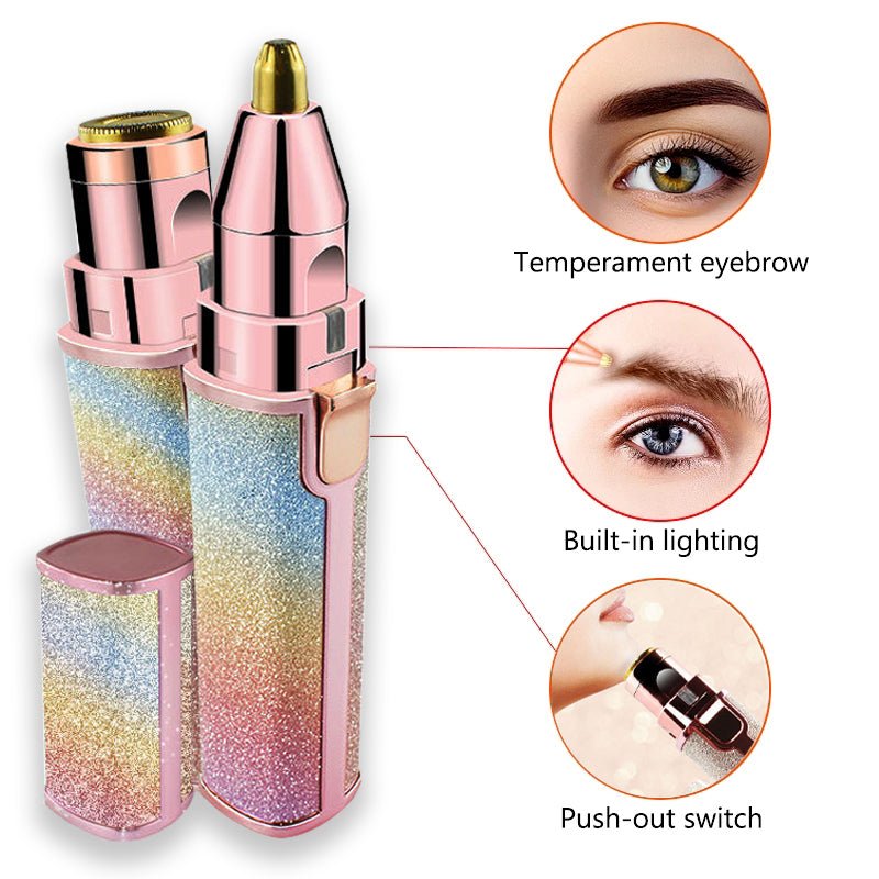 2 In 1 Electric Eyebrow & Facial Trimmer - Givemethisnow