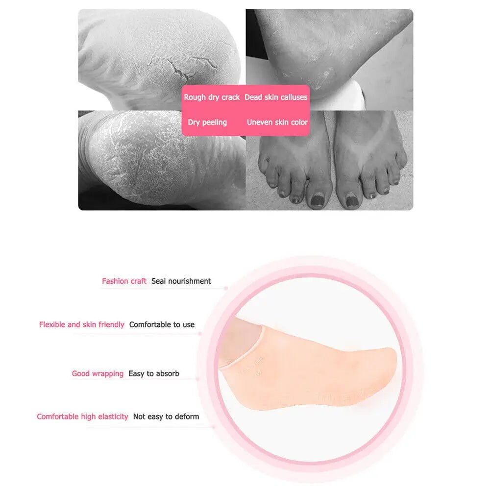 Silicone Foot Care Socks - Givemethisnow