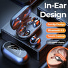 Wireless Headphones Bluetooth Conduction Earphones Earclip Design Touch Control - Givemethisnow