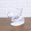 Double Bowl Cat Bowl Dog Bowl Transparent Material Non-slip - Givemethisnow