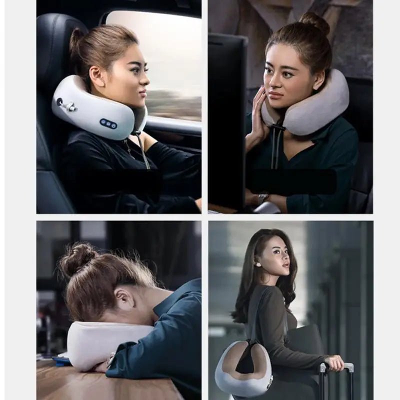GiveMeThisNow Electric U-Shaped Pillow Neck Massager - Givemethisnow