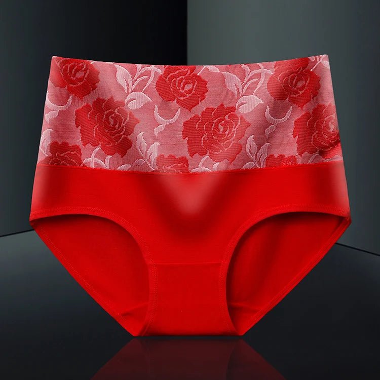 High Waist Abdominal Slimming Cotton Underwear - Givemethisnow