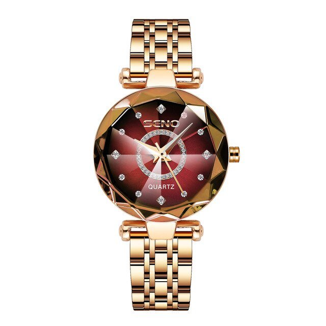 Ladies Luxury Top Brand Quartz Watch - Givemethisnow