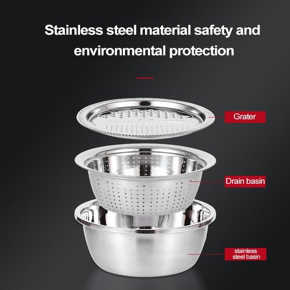 Multifunctional stainless steel basin - Givemethisnow