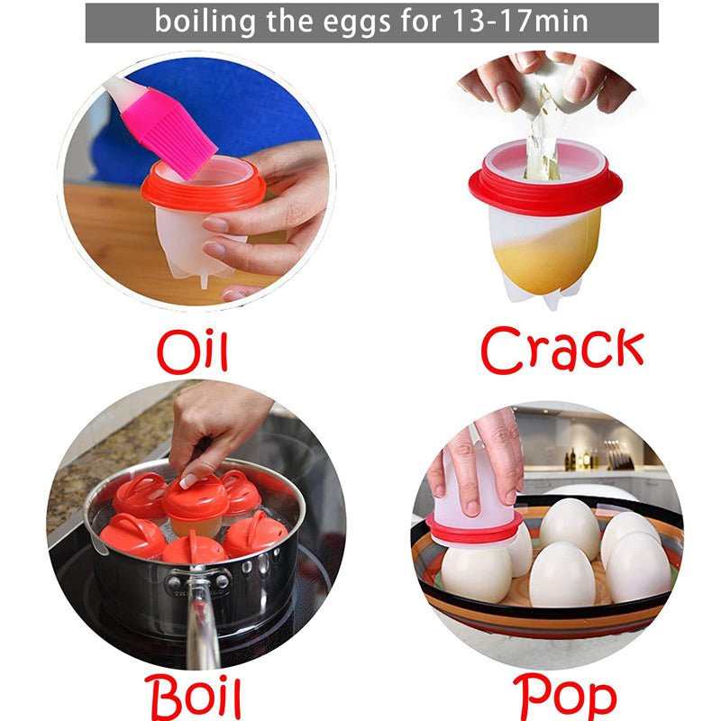 Non-stick Silicone Egg Boiler - Givemethisnow