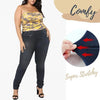 Plus Size Toning Jeans Leggings - Givemethisnow