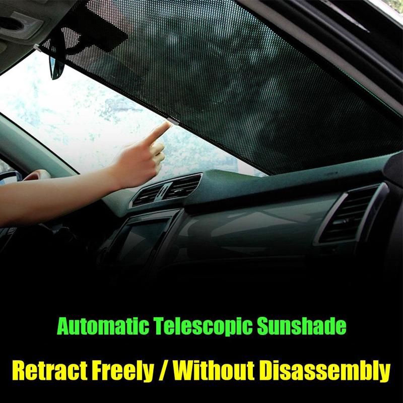 Retractable Window Roller Sunshade - Givemethisnow