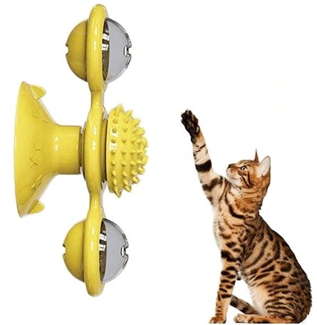 Rotating Windmill Cat Toy - Givemethisnow