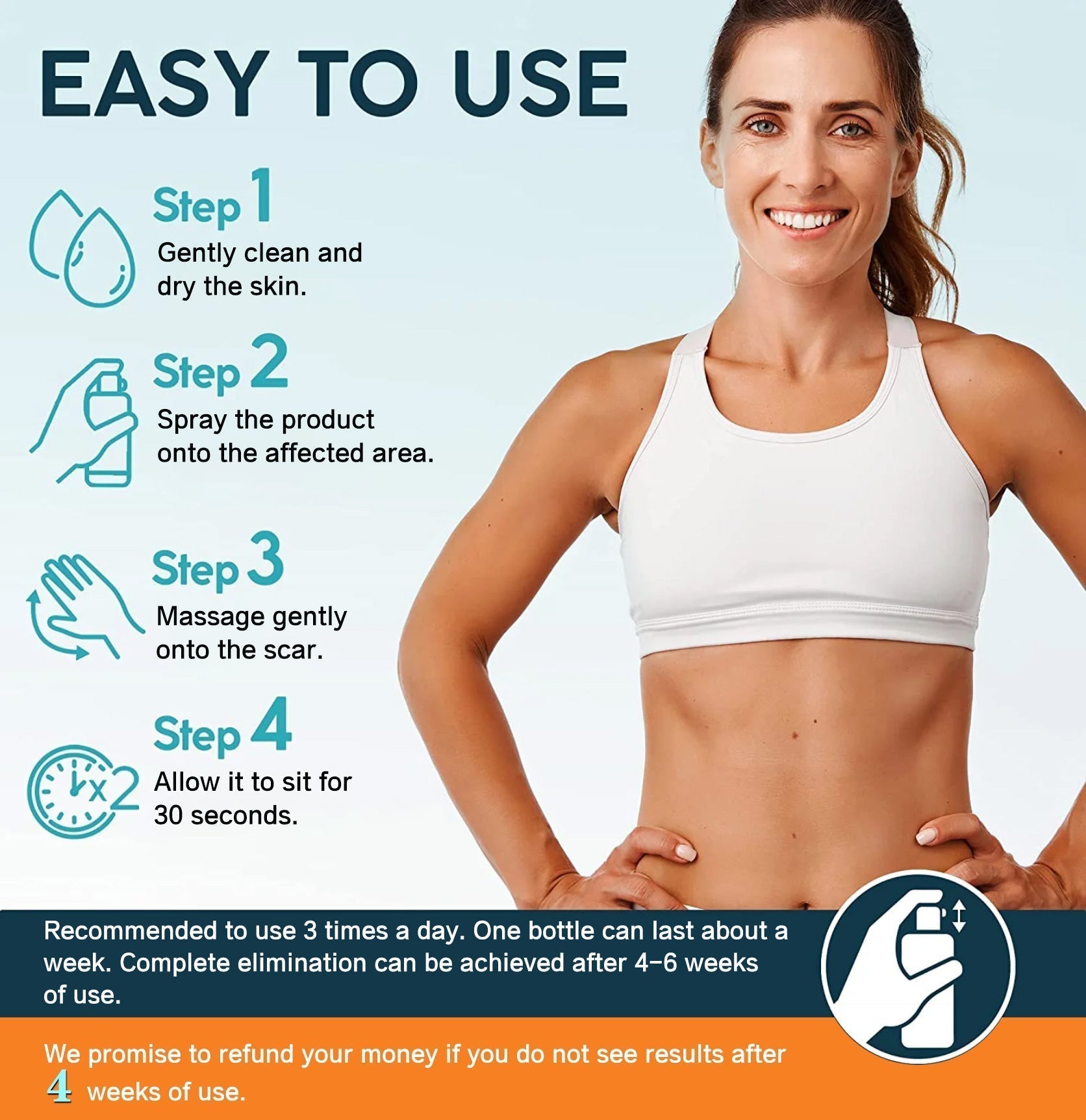 🔥🔥🔥ScarRemove™ Advanced Scar Spray For All Types of Scars - Especially Acne Scars, Surgical Scars and Stretch Marks - Givemethisnow