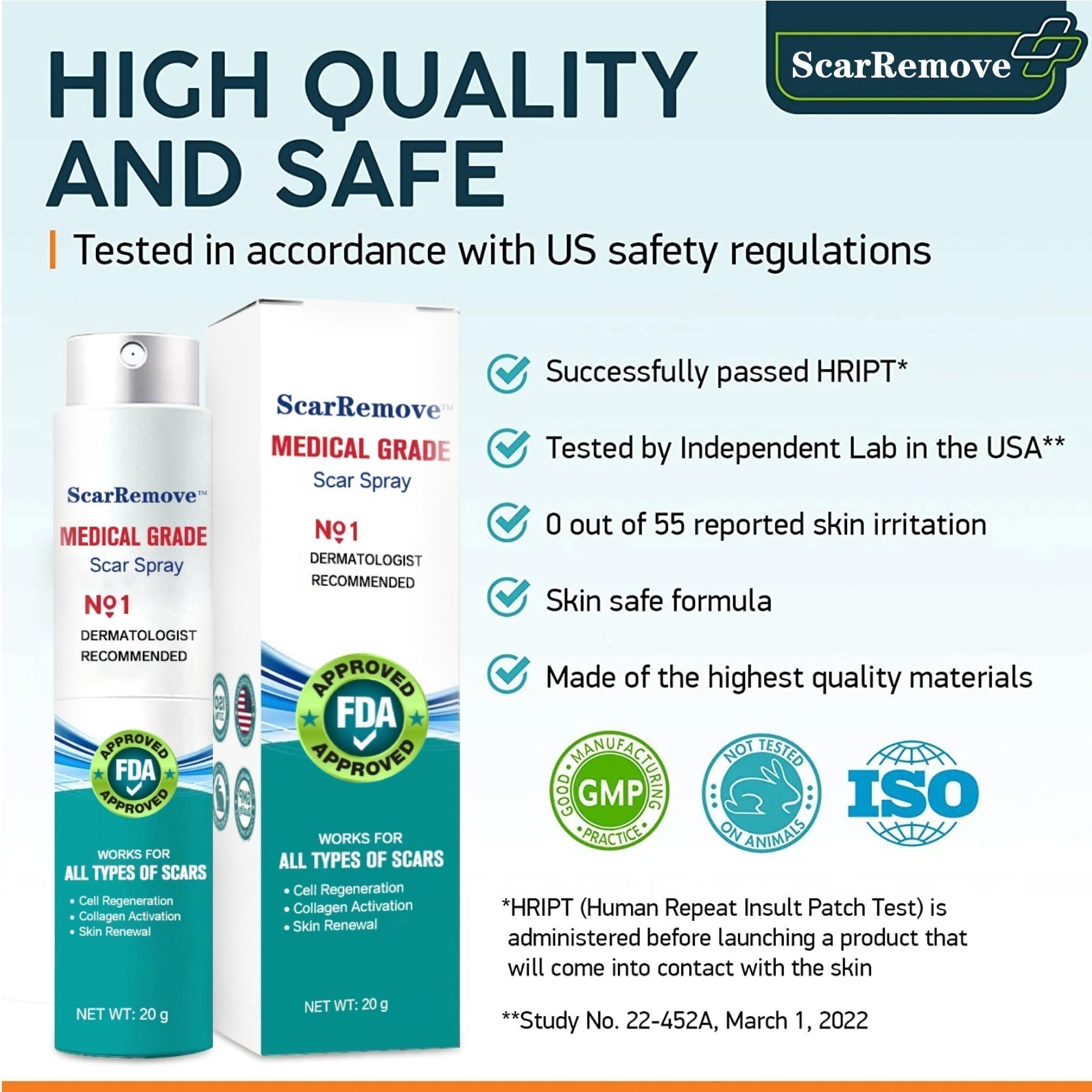 🔥🔥🔥ScarRemove™ Advanced Scar Spray For All Types of Scars - Especially Acne Scars, Surgical Scars and Stretch Marks - Givemethisnow