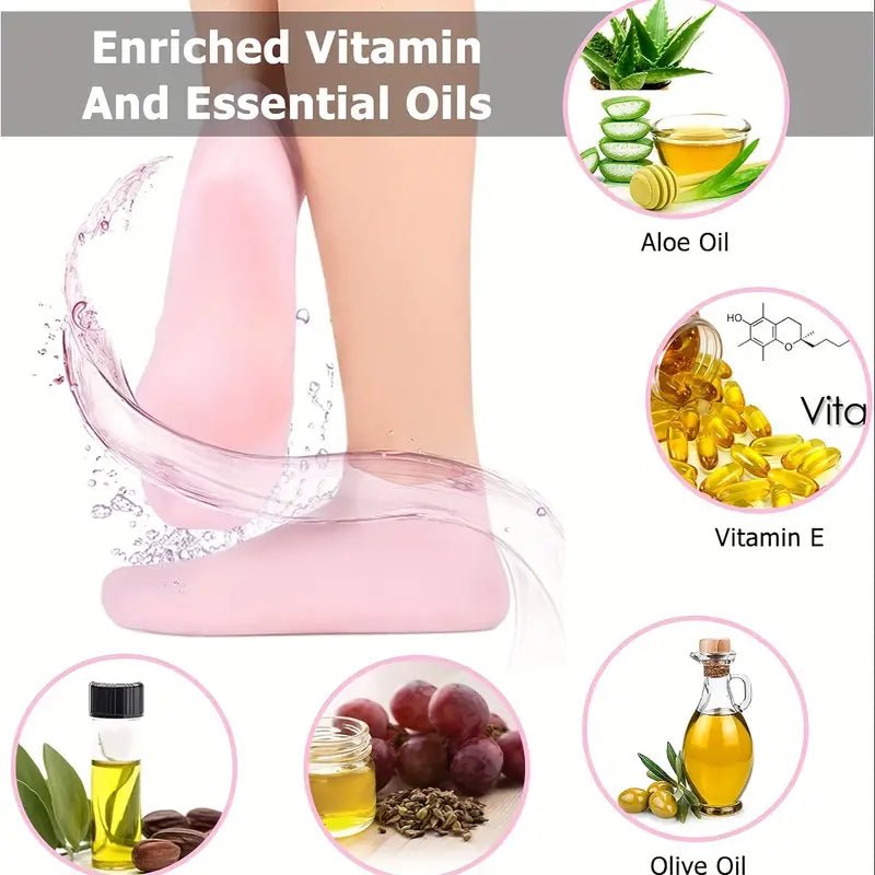 Silicone Foot Care Socks - Givemethisnow