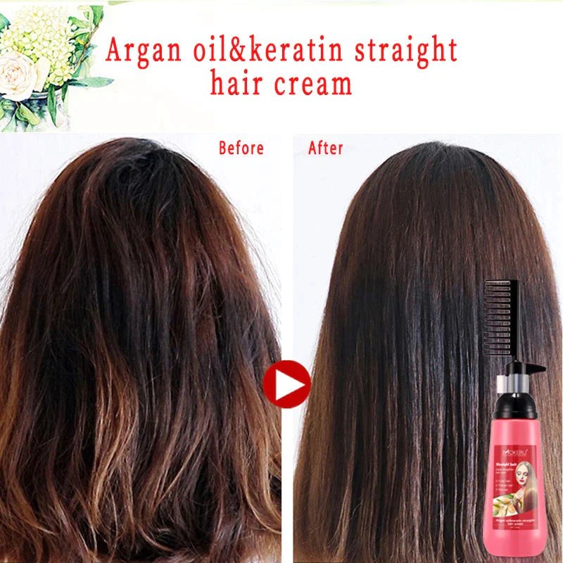 Silk & Gloss Hair Straightening Cream! - Givemethisnow