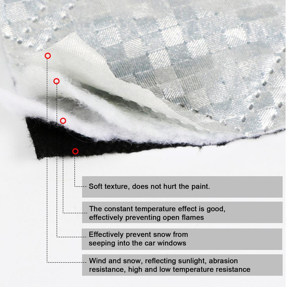Snow Cover Magnetic Sunshade Snow Frost Ice Cover - Givemethisnow