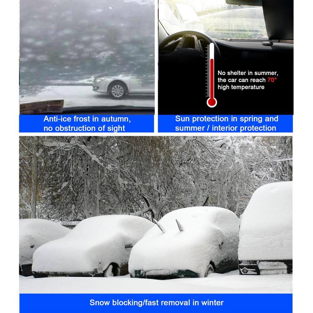 Snow Cover Magnetic Sunshade Snow Frost Ice Cover - Givemethisnow